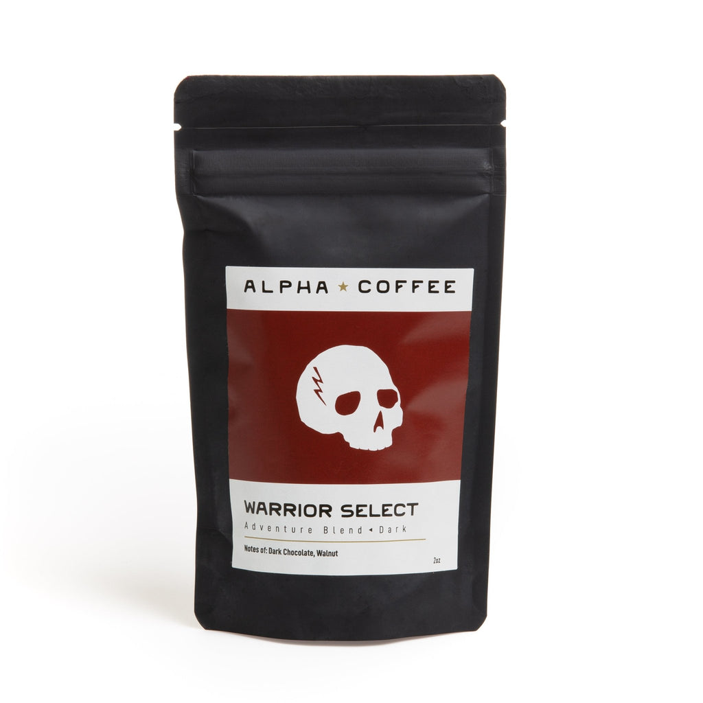 Warrior Select - Adventure Blend Coffee - 2oz Sample Pack (WS) - Alpha Coffee