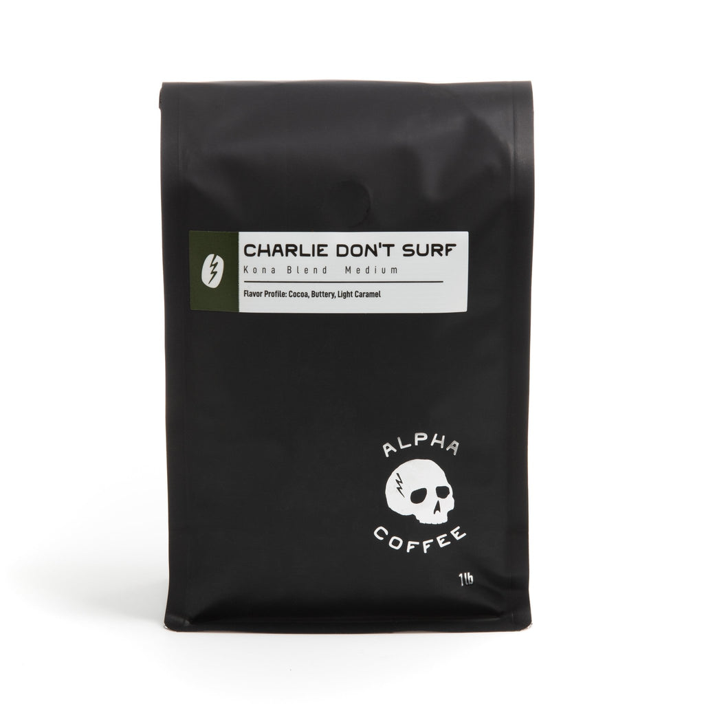 Charlie Don't Surf - Kona Blend - 16 oz (C4T) - Alpha Coffee