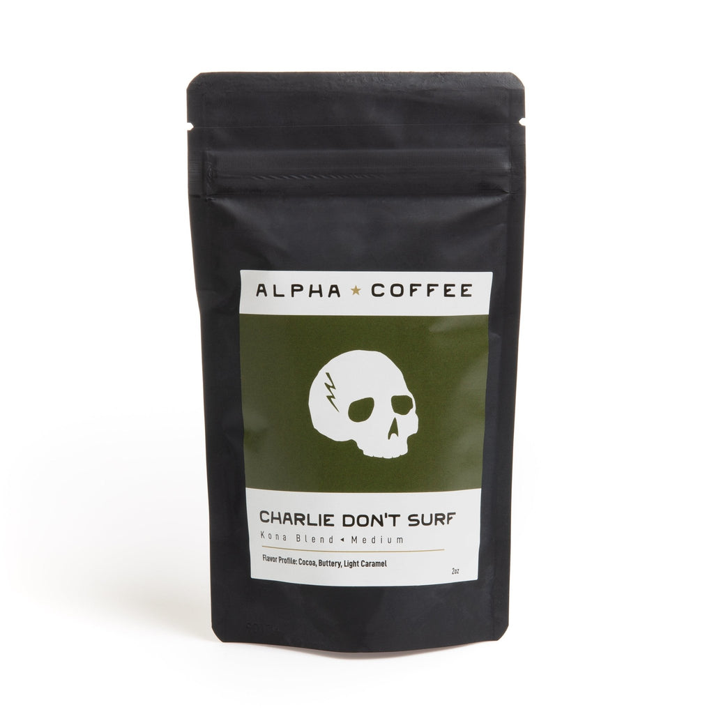 Charlie Don't Surf - Kona Blend - 2oz Sample Pack - Alpha Coffee