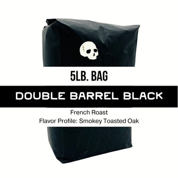 Double Barrel Black - French Roast - 5lb - Alpha Coffee