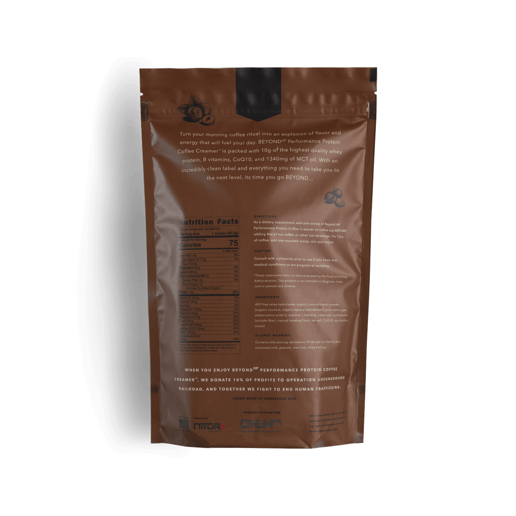 Hazelnut Performance Protein Creamer - Alpha Coffee