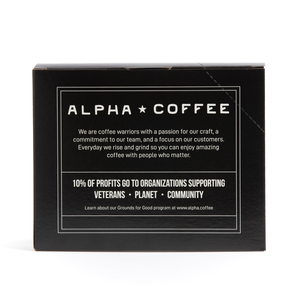 Kilo-Cups - Dawn Patrol: Breakfast Blend (1 Case of 4 boxes of 24 kilo cups) - Alpha Coffee