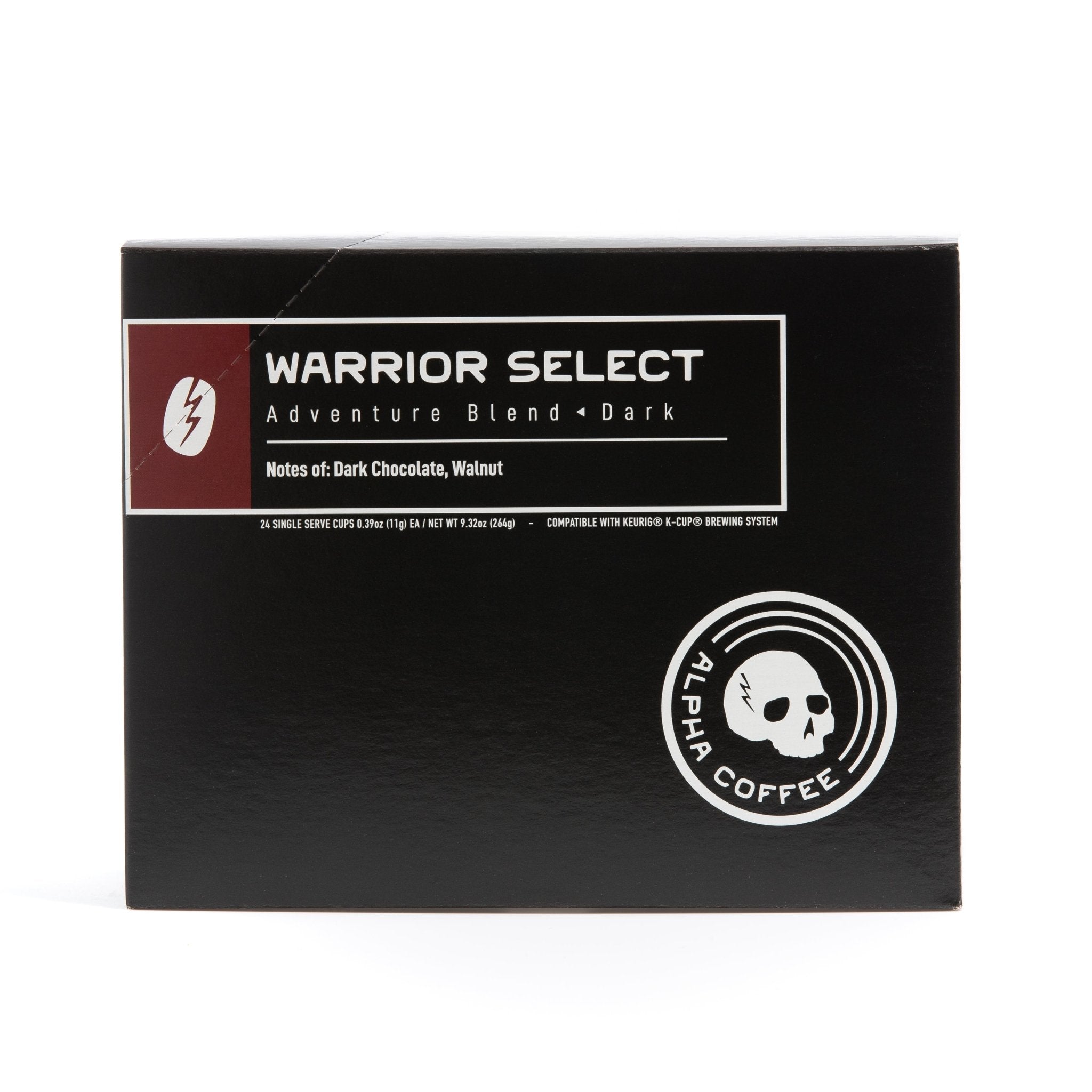 ♡KAE♡ K-Cups | Warrior Select | Adventure Blend Coffee | 24ct – Alpha Coffee