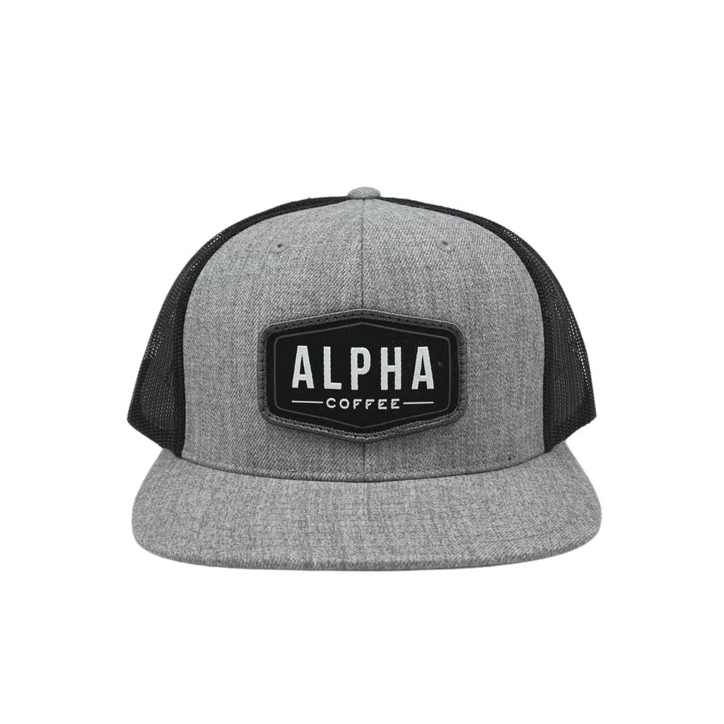 Retro Flat Brim Hat - Alpha Coffee
