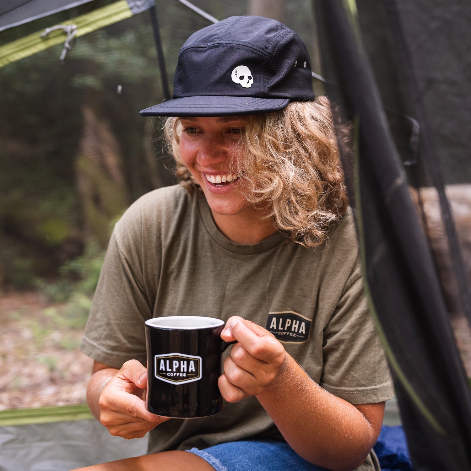 Ridge Runner 5-Panel Hat – Alpha Coffee