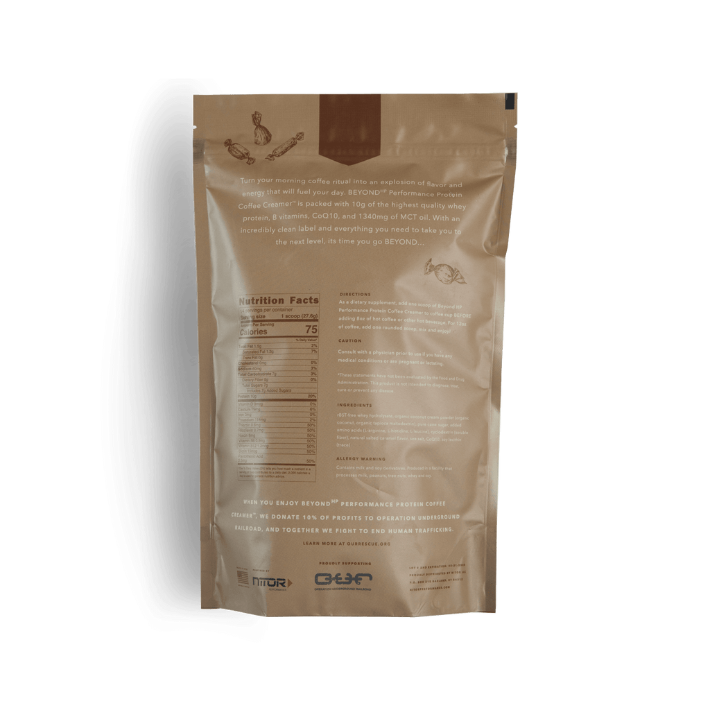 Salted Caramel Performance Protein Creamer - Alpha Coffee