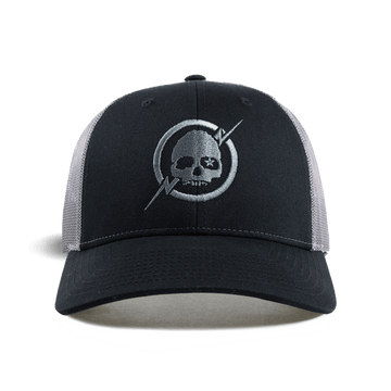 Skull Trucker Hat - Alpha Coffee
