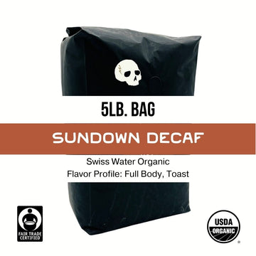 Sundown Decaf - Swiss Water Organic - 5lb - Alpha Coffee
