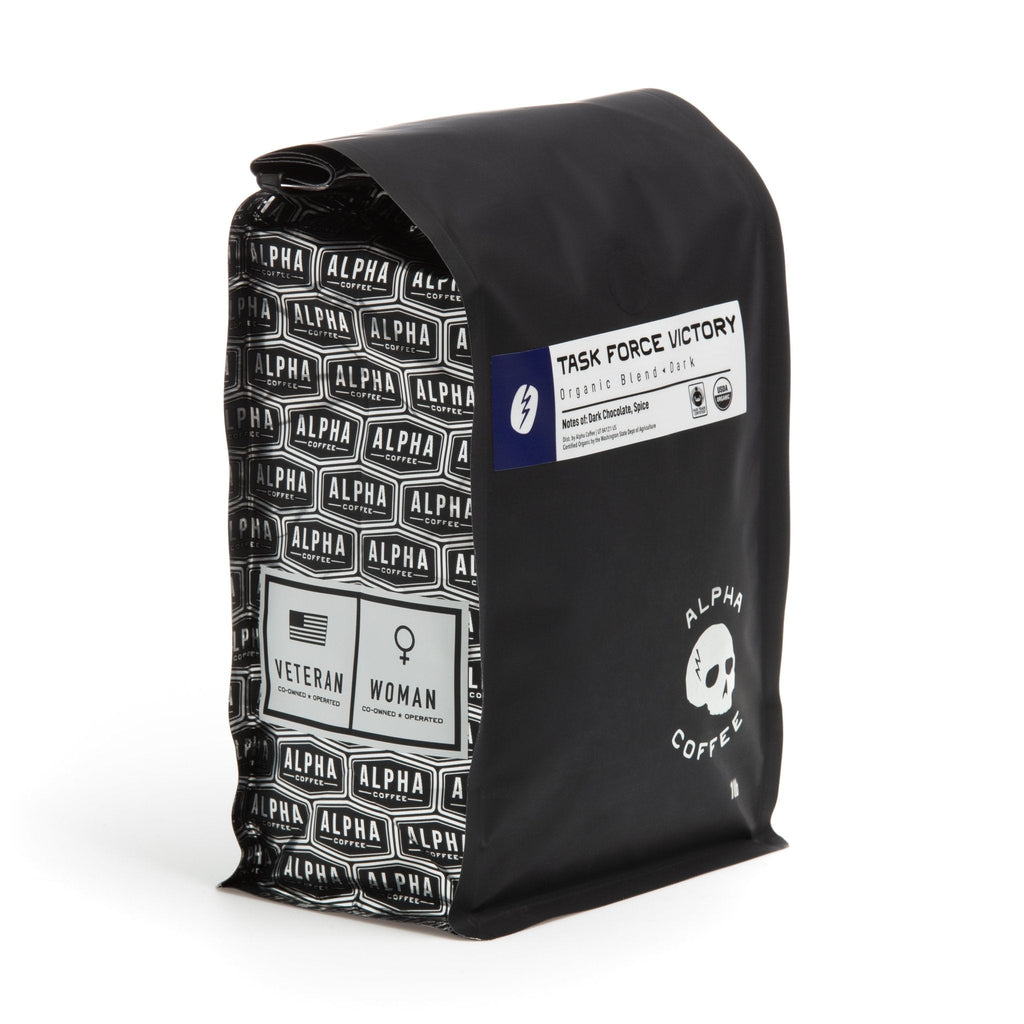 Task Force Victory - Organic Blend Coffee - 16 oz (WS) - Alpha Coffee
